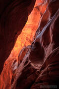 buckskin gulch, sandstone, glow, 