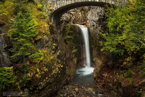 Mount rainier national park, rainier, bridge, waterfall, ele