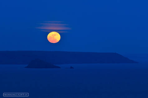 Moon on Plymouth Sound