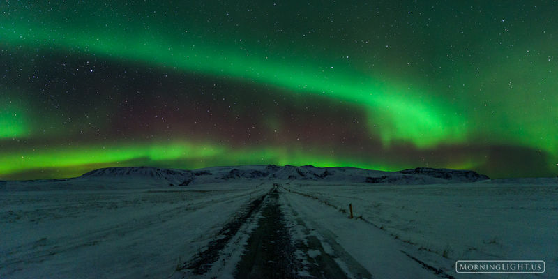 Aurora Road-H photo 2014,aurora borealis,december,europe,iceland,night,northern lights,winter, photo