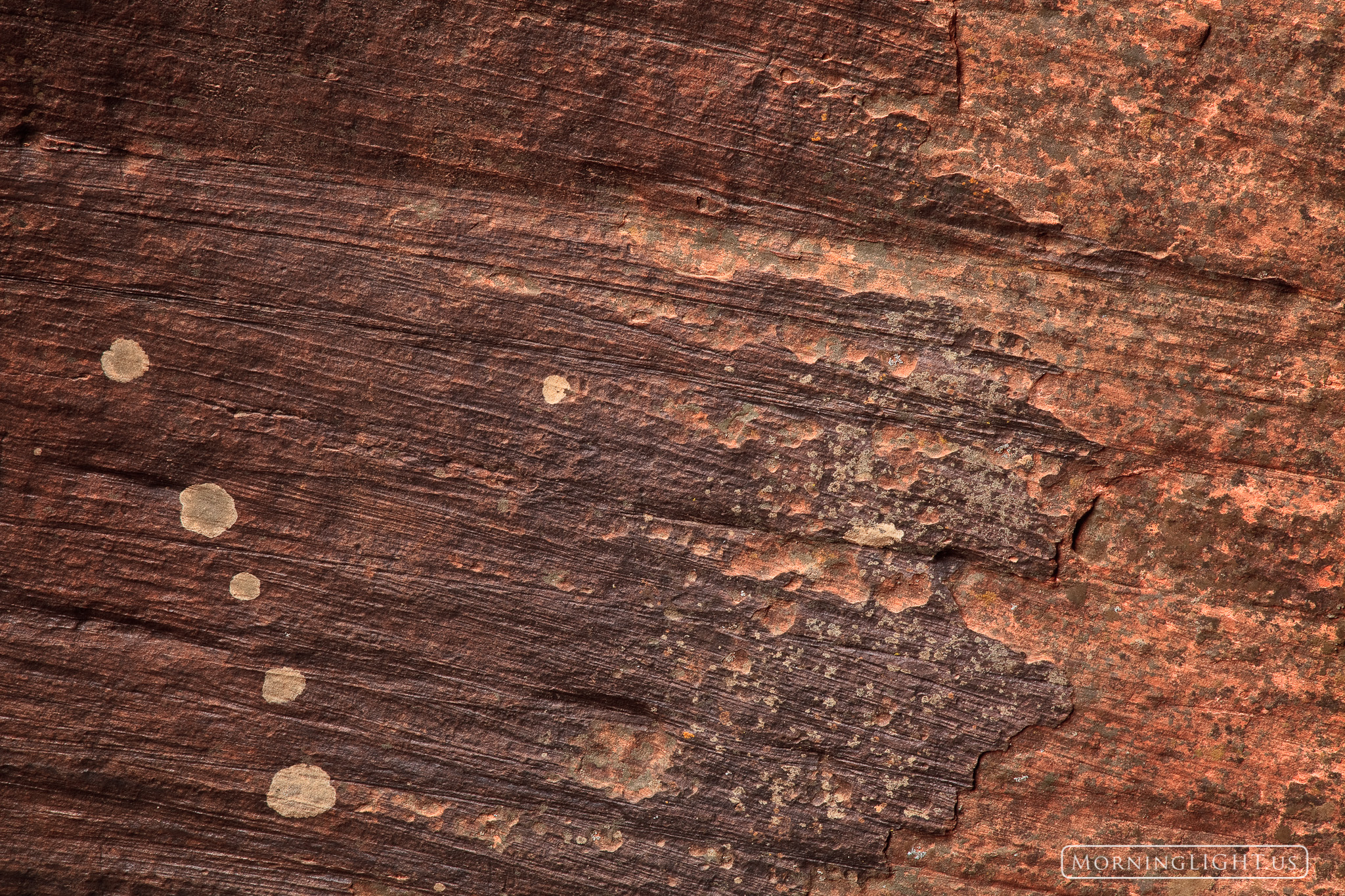 A sandstone wall can often reveal some of the most beautiful abstract images. I could stare at such walls for hours.
